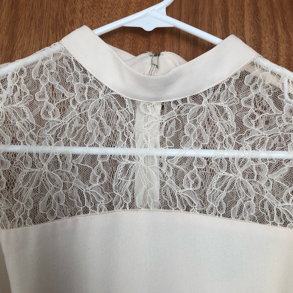 • 2/$10 • Forever 21 Cream and Lace Dress - Picture 4 of 8